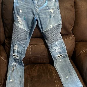 Barely Worn, Teen Boy Rue 21 Super Skinny Supreme Flex Size 28/32 Jeans.